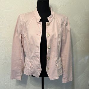 White House Black Market Pale Pink Blazer NWT size 16